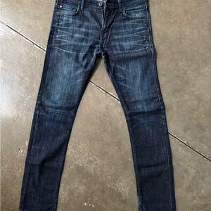 Hugo Boss Blue Skinny Jeans with Faded Indigo Wash